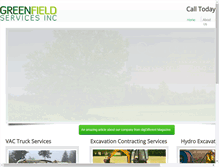 Tablet Screenshot of greenfieldservicesinc.com